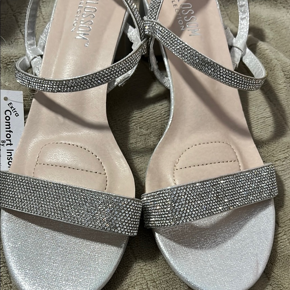 Silver Women's Sandals - Picture 5 of 7
